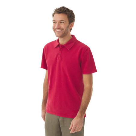 Polo manches courtes homme rouge | Mousqueton