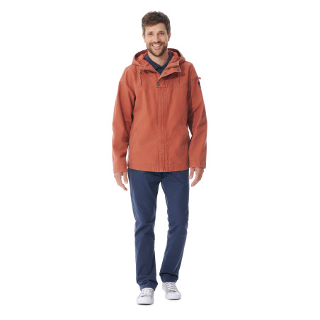 Baden Tuile – Veste orange à capuche pour homme