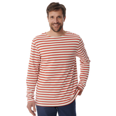 Marinière orange homme Mario - Mousqueton