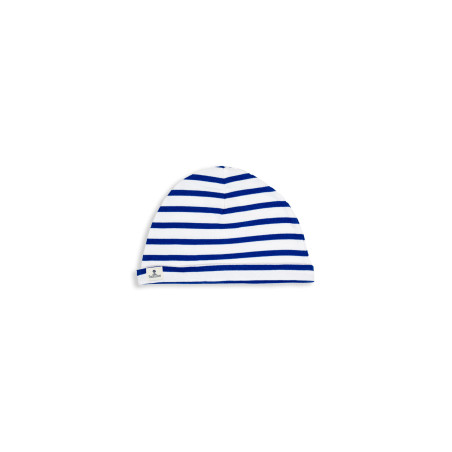 Bonnet rayé en coton enfant | Mousqueton