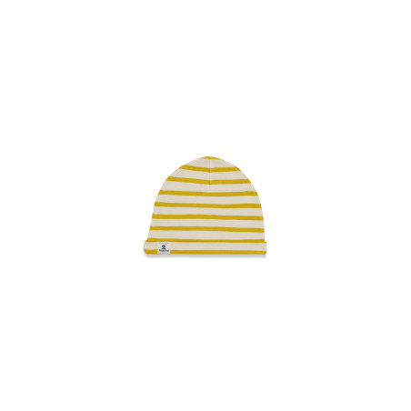 Bonnet rayé en coton enfant | Mousqueton