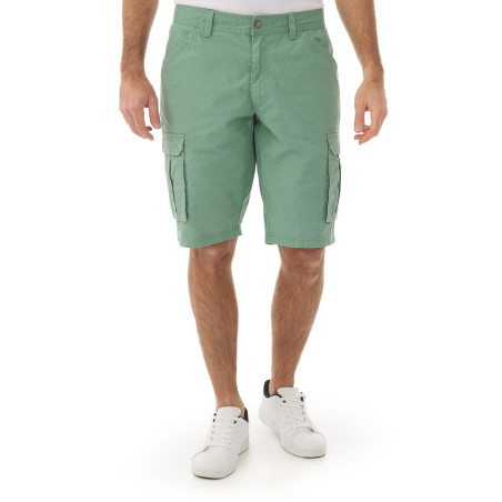 Bermuda cargo Homme vert clair | Mousqueton