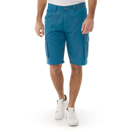 Bermuda cargo Homme bleu abysse | Mousqueton