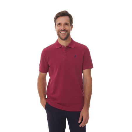 Polo homme manche courte rouge brique | Mousqueton