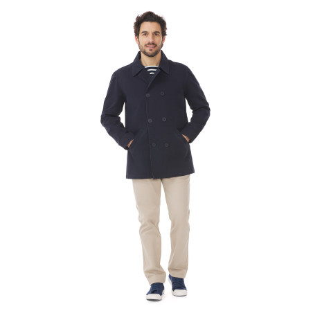 Caban mi-saison homme bleu marine | Mousqueton