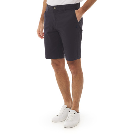 Men's navy blue Bermuda shorts | Mousqueton