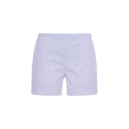 Women's deck short in white | Mousqueton