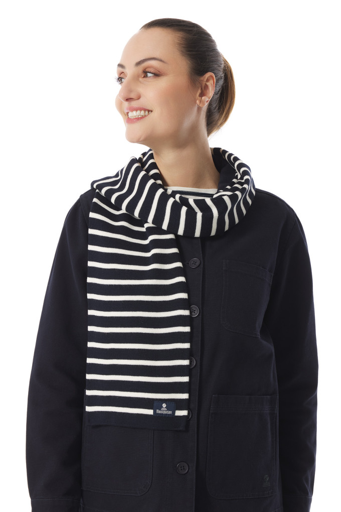 CHAUSEY BICOLORE Marine - Ecru