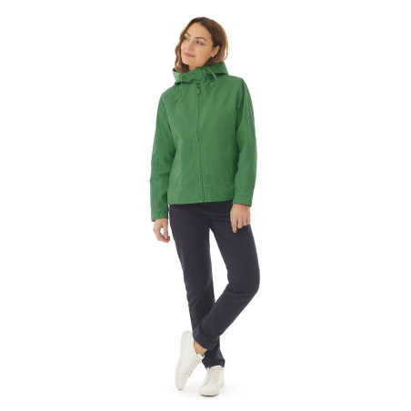 Veste à capuche en toile Femme| Mousqueton