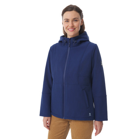 Women's softshell hooded jacket | Mousqueton