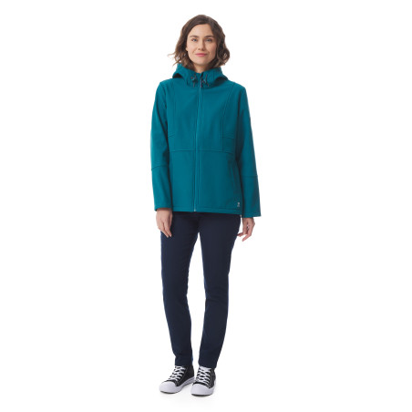 Women's softshell hooded jacket | Mousqueton