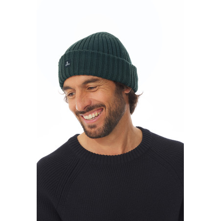 Bonnet cotelé en laine | Mousqueton