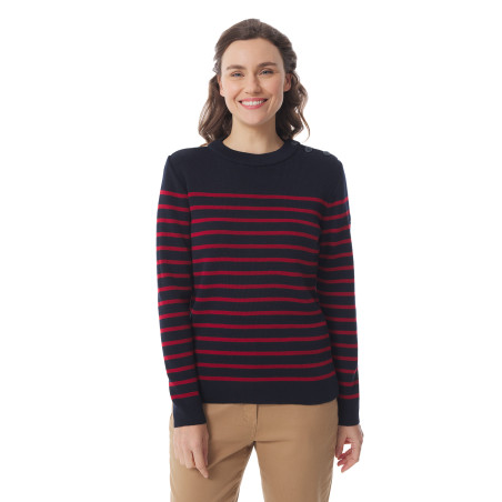 Pull marin rayé femme | Mousqueton
