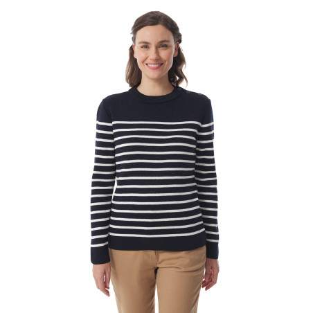 Pull marin rayé femme | Mousqueton