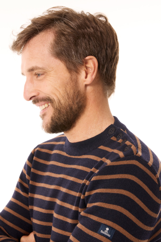 MORBIHAN BICOLORE NAVY - COGNAC
