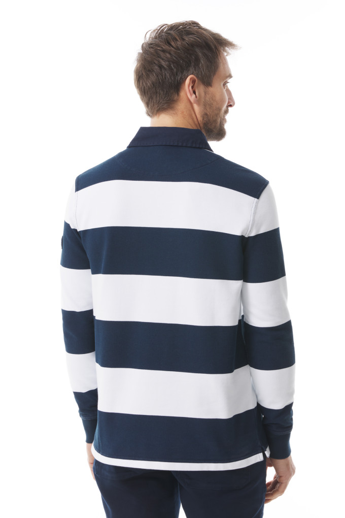 GENOIS BICOLORE BLANC - MARINE