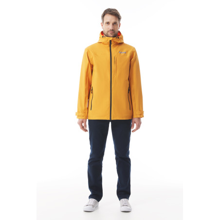 Veste coupe-vent compacte jaune orangé | Mousqueton