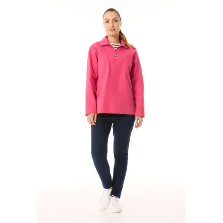 Vareuse traditionnelle en toile rose fuchsia | Mousqueton
