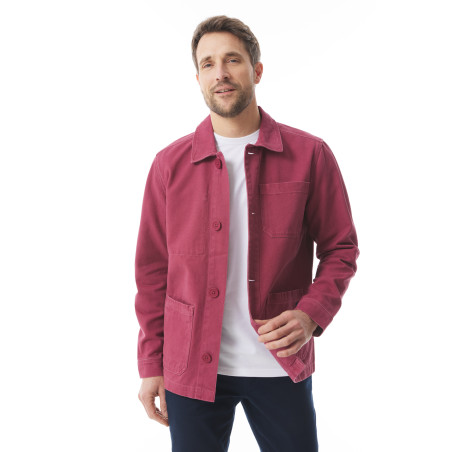 Veste de travail homme rouge brique | Mousqueton