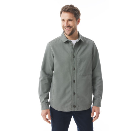 Veste surchemise homme vert kaki | Mousqueton