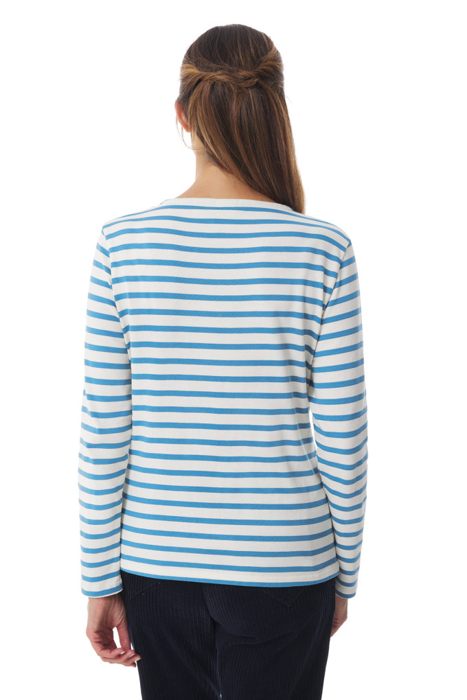 MARINELLA BICOLORE ECRU - BLEUET