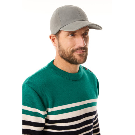 Khaki green djustable baseball cap | Mousqueton