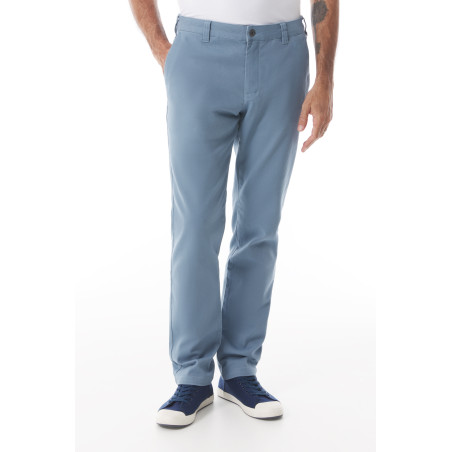 Pantalon chino homme en twill de coton bleu provençal | Mousqueton