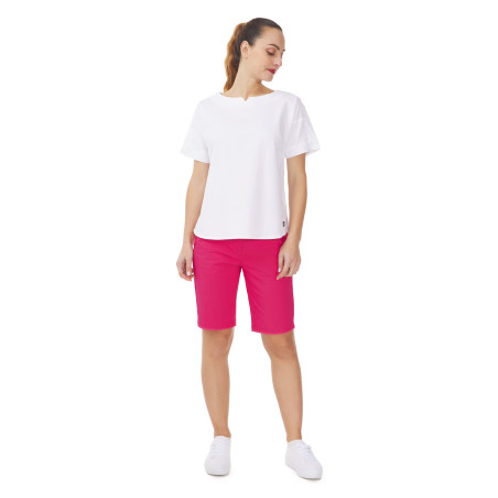 Bermuda à pont femme rose fuschia | Mousqueton
