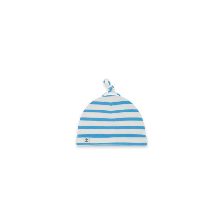 Bonnet rayé en coton bébé MIMI BABY-B | Mousqueton