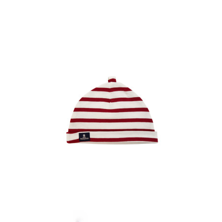Bonnet rayé en coton bébé MIMI BABY-B | Mousqueton