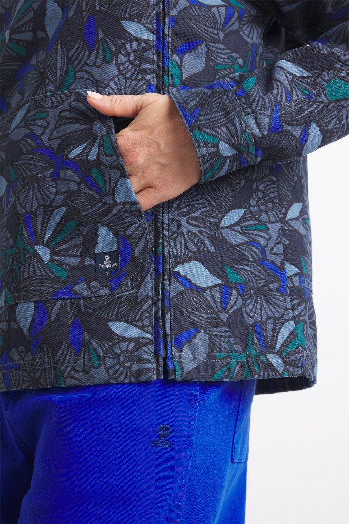 SAUZON PRINT-S AQUA COBALT