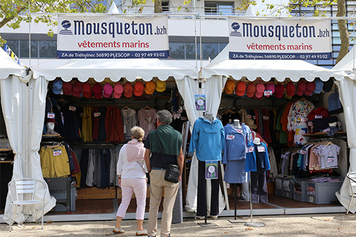 Stand Mousqueton au Festival Interceltique